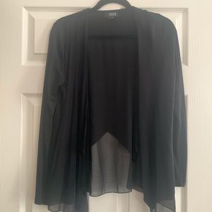 Black sheer cardigan